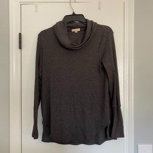 Gray Turtle Neck Sweater
